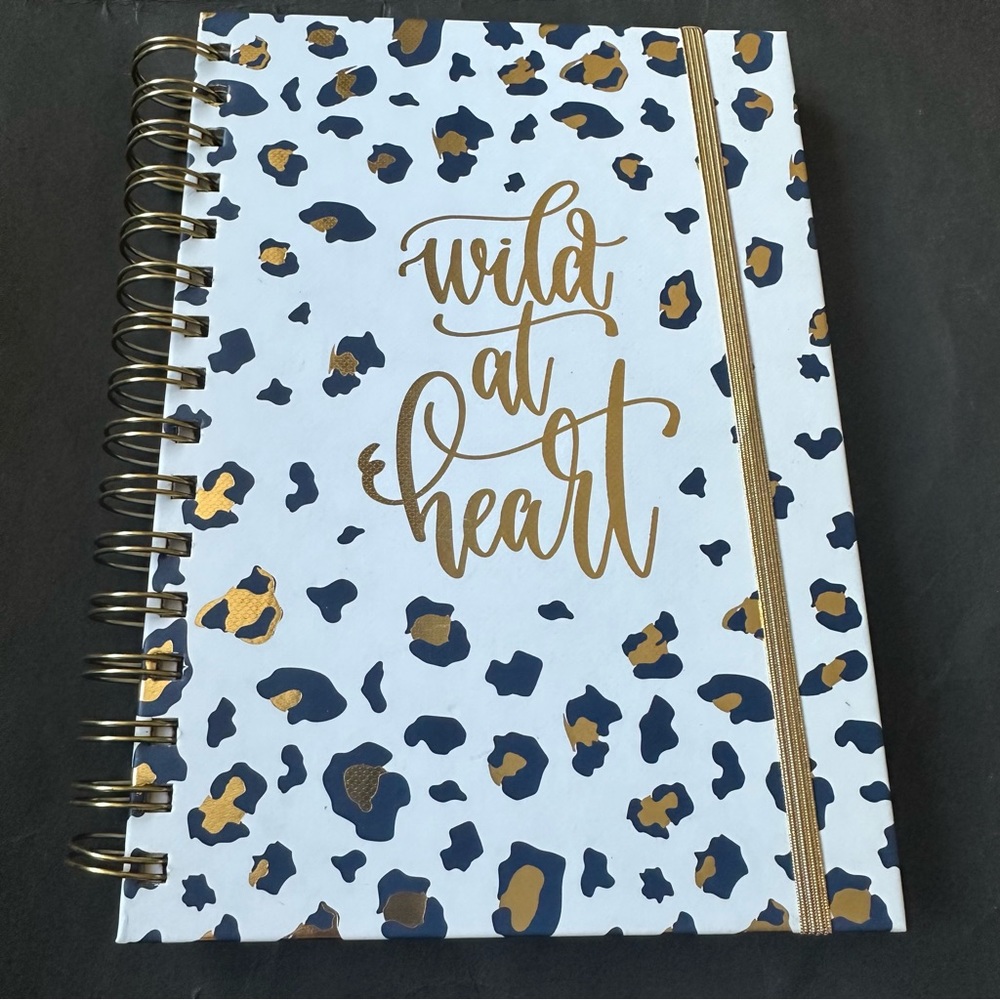 Midwood Brands Spiral Notebook/Journal Animal Print Wild At Heart Brand New